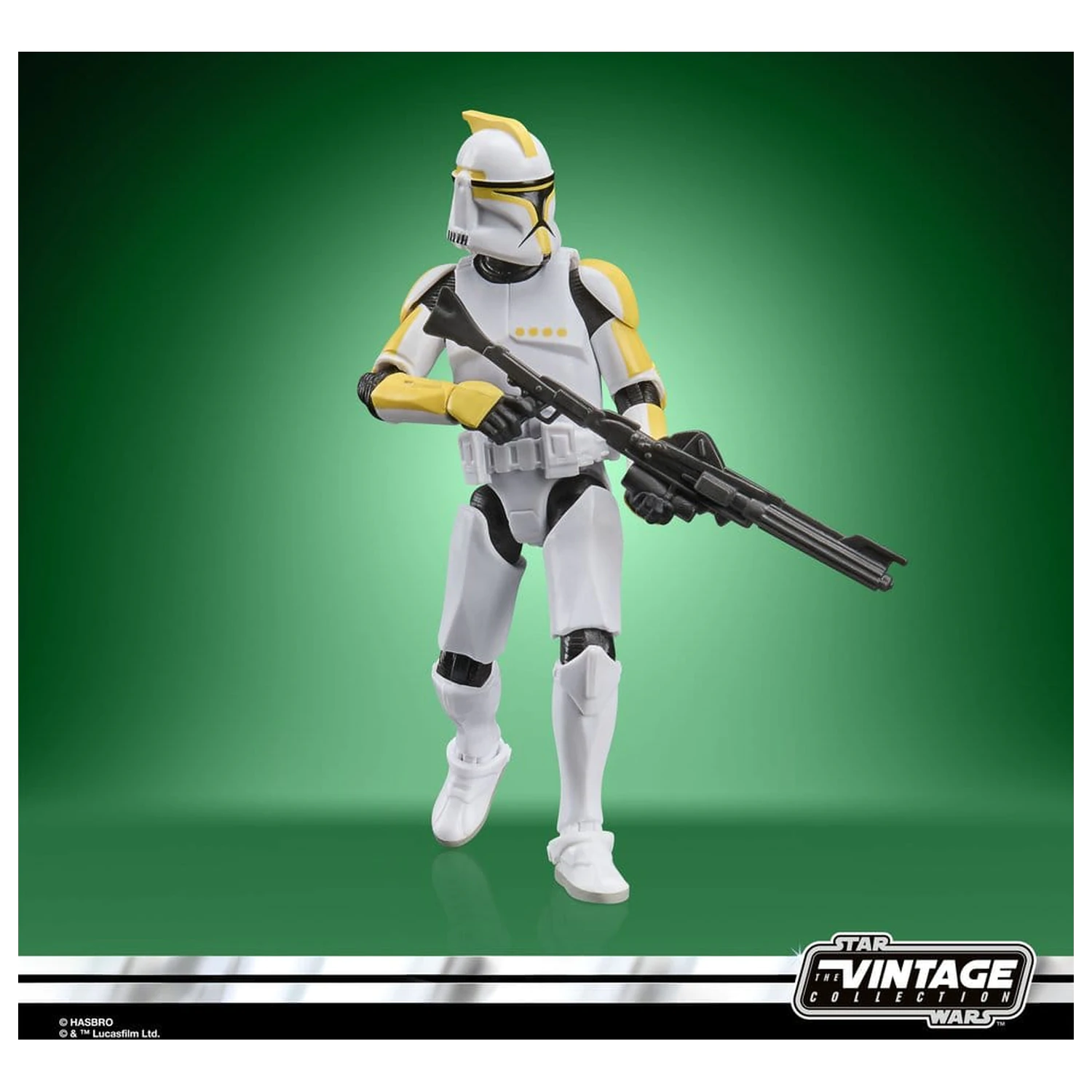Star Wars Episode II Vintage Collection Figurina de actiune Clone Trooper Commander 10 cm poza produsului