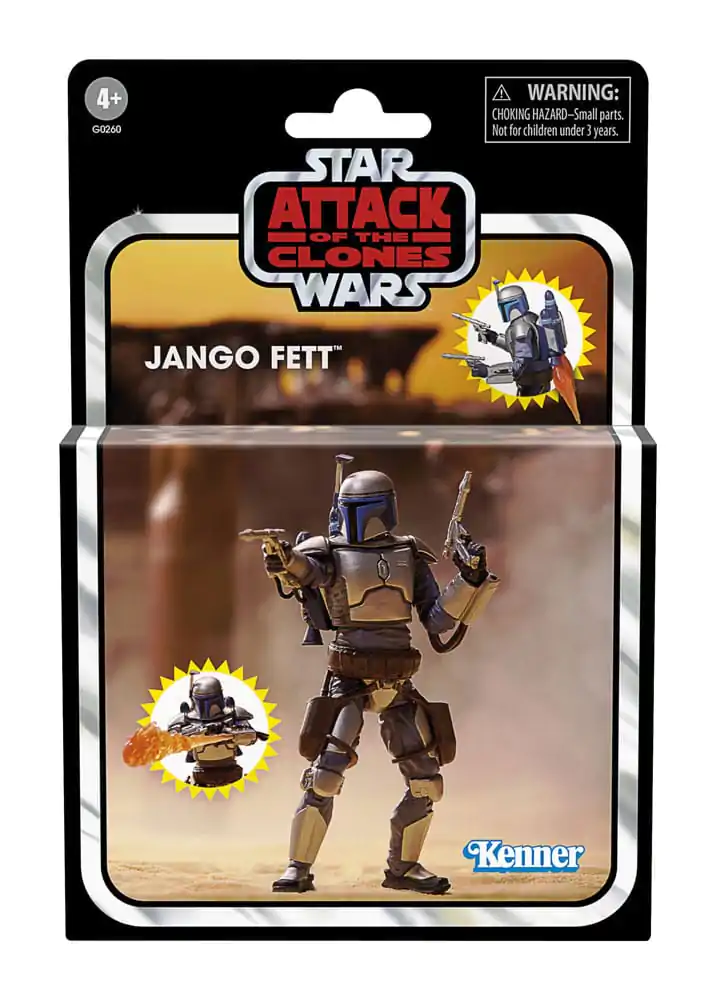 Star Wars Episode II Vintage Collection figurină de acțiune Jango Fett 10 cm poza produsului