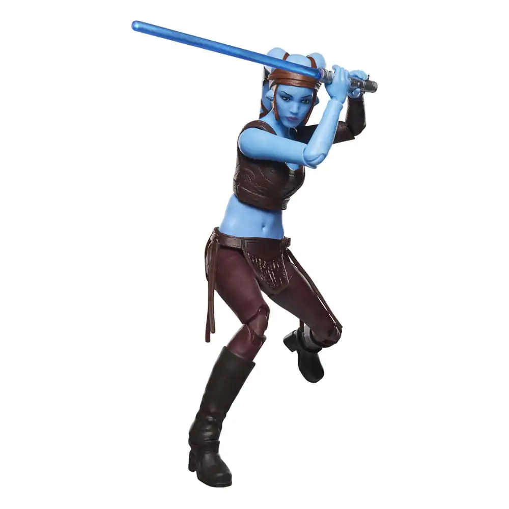 Star Wars Episode III Black Series Figurina de actiune Aniversare 20 de ani Aayla Secura 15 centimetri poza produsului