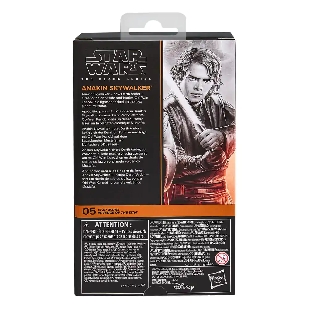 Star Wars Episode III Black Series Figurina de actiune Anakin Skywalker 15 cm poza produsului