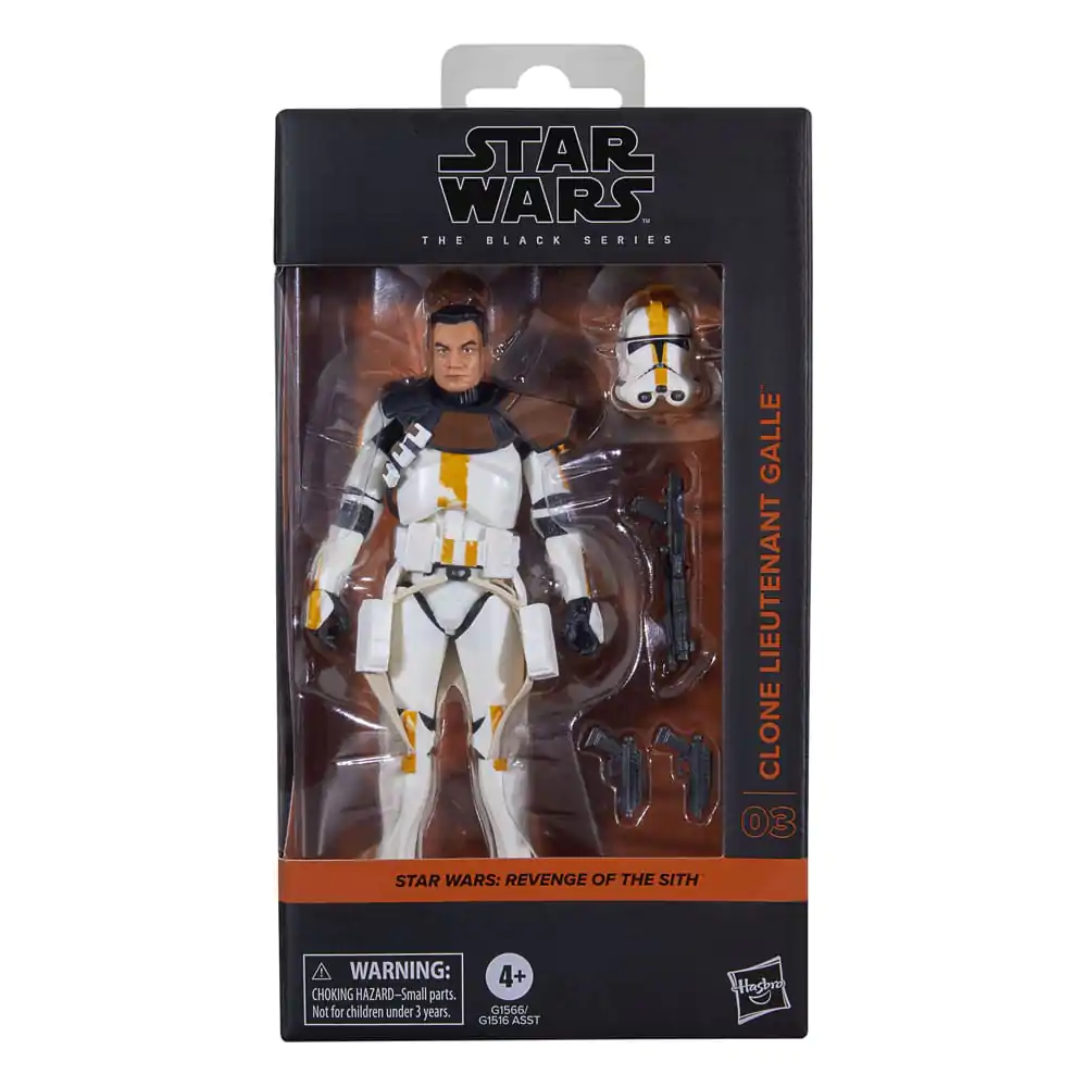 Star Wars Episode III Black Series Figurina de actiune Clone Lieutenant Galle 15 cm poza produsului