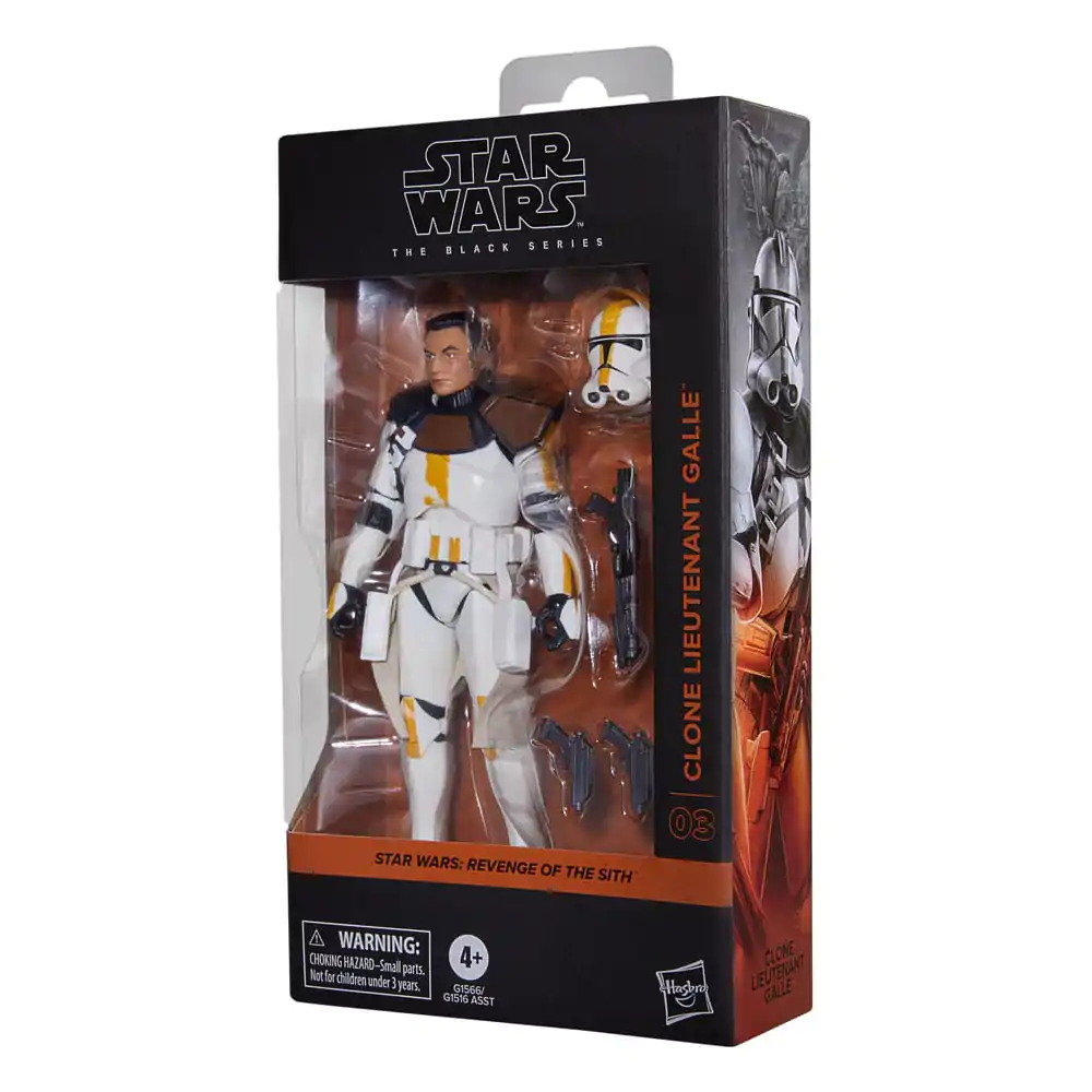 Star Wars Episode III Black Series Figurina de actiune Clone Lieutenant Galle 15 cm poza produsului