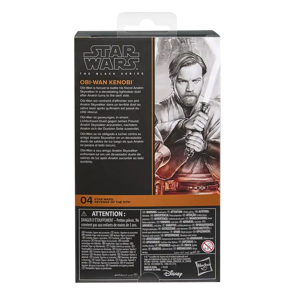 Star Wars Episode III Black Series Figurina de actiune Obi-Wan Kenobi 15 cm poza produsului