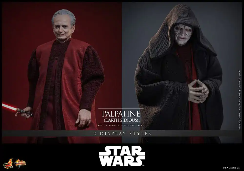Star Wars: Episode III - Revenge of the Sith Figurina de acțiune 1/6 Palpatine (Darth Sidious) 29 cm poza produsului