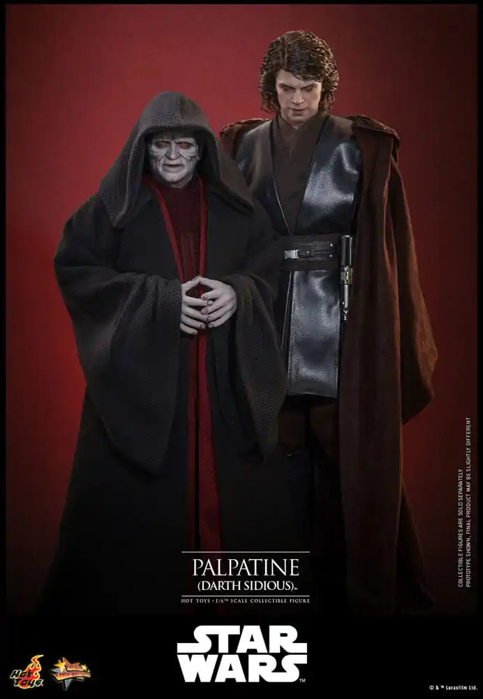 Star Wars: Episode III - Revenge of the Sith Figurina de acțiune 1/6 Palpatine (Darth Sidious) 29 cm poza produsului