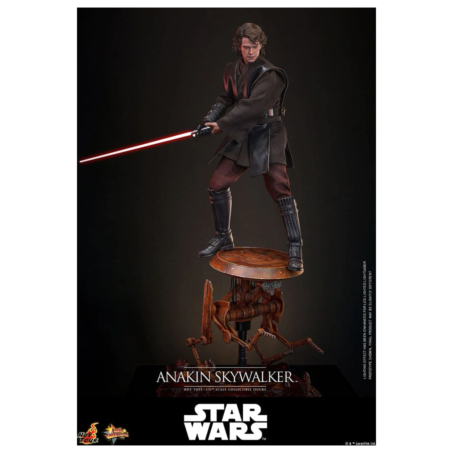 Star Wars: Episode III - Revenge of the Sith Movie Masterpiece figurina de actiune 1/6 Anakin Skywalker 31 cm poza produsului
