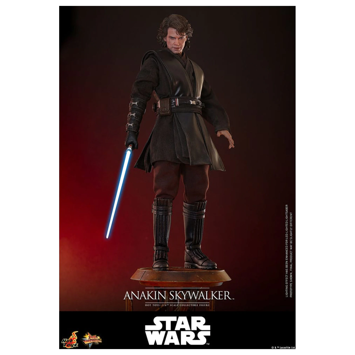 Star Wars: Episode III - Revenge of the Sith Movie Masterpiece figurina de actiune 1/6 Anakin Skywalker 31 cm poza produsului