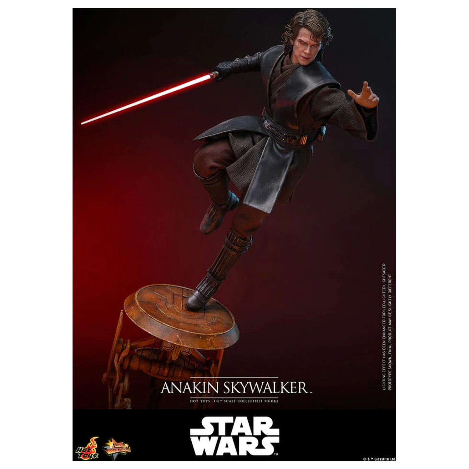 Star Wars: Episode III - Revenge of the Sith Movie Masterpiece figurina de actiune 1/6 Anakin Skywalker 31 cm poza produsului