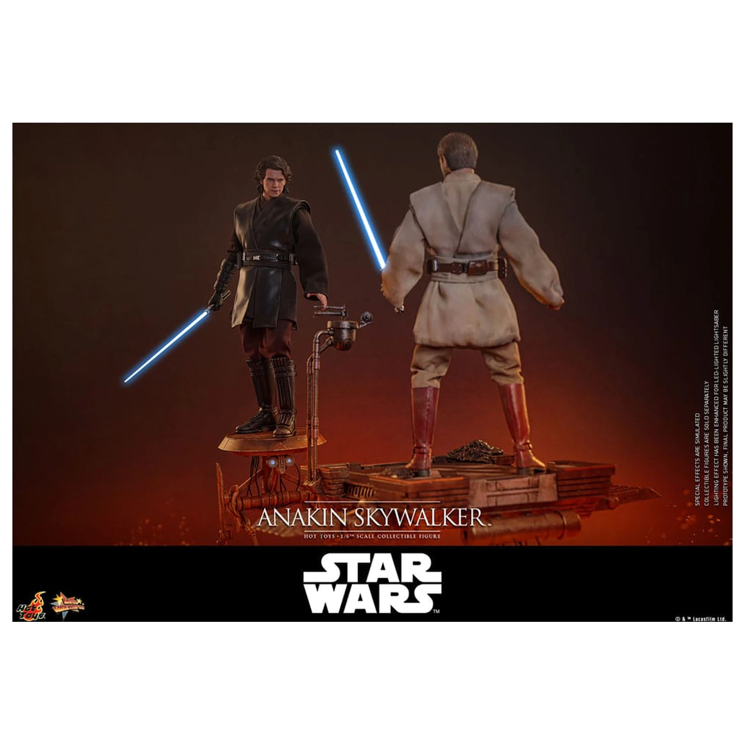 Star Wars: Episode III - Revenge of the Sith Movie Masterpiece figurina de actiune 1/6 Anakin Skywalker 31 cm poza produsului