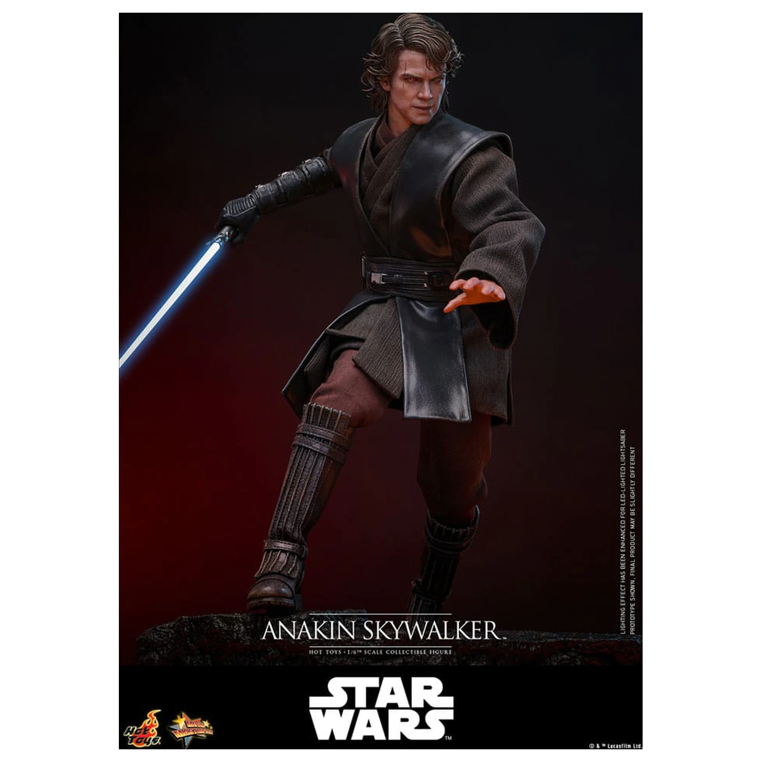 Star Wars: Episode III - Revenge of the Sith Movie Masterpiece figurina de actiune 1/6 Anakin Skywalker 31 cm poza produsului