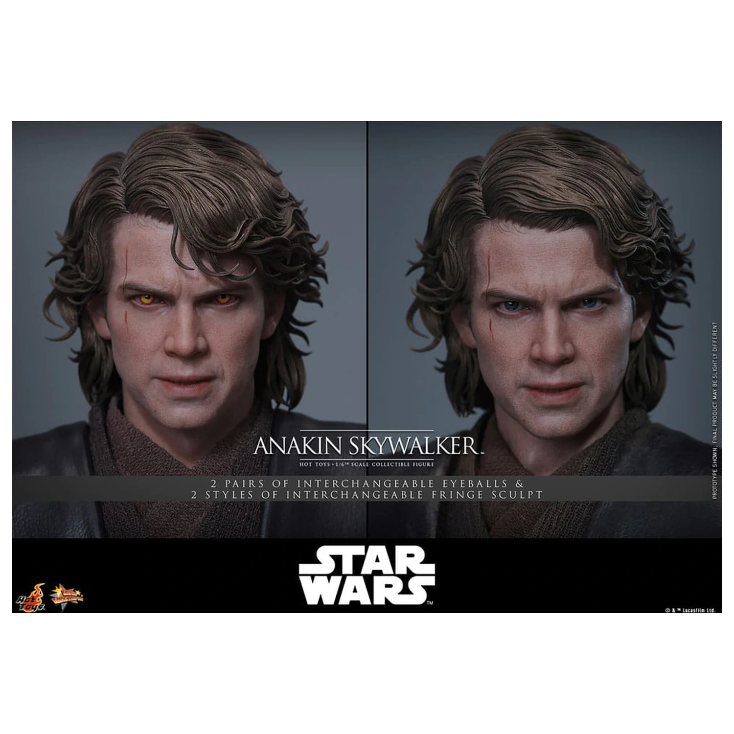 Star Wars: Episode III - Revenge of the Sith Movie Masterpiece figurina de actiune 1/6 Anakin Skywalker 31 cm poza produsului
