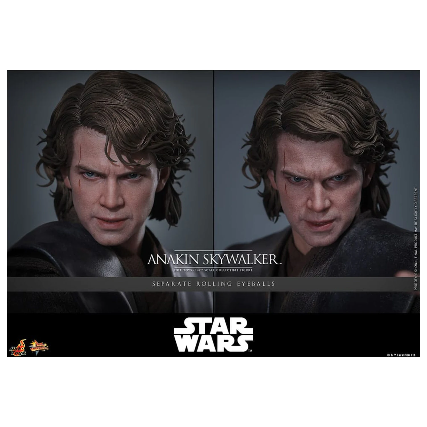 Star Wars: Episode III - Revenge of the Sith Movie Masterpiece figurina de actiune 1/6 Anakin Skywalker 31 cm poza produsului