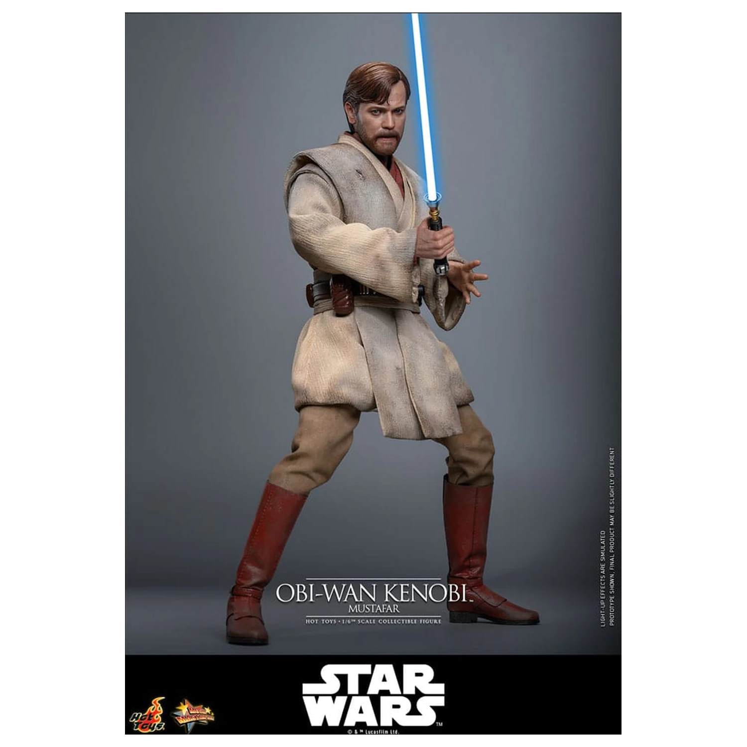 Star Wars: Episode III - Revenge of the Sith Movie Masterpiece Figurina de acțiune 1/6 Obi-Wan Kenobi (Mustafar) 31 cm poza produsului