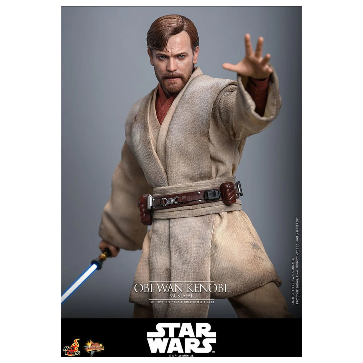 Star Wars: Episode III - Revenge of the Sith Movie Masterpiece Figurina de acțiune 1/6 Obi-Wan Kenobi (Mustafar) 31 cm poza produsului