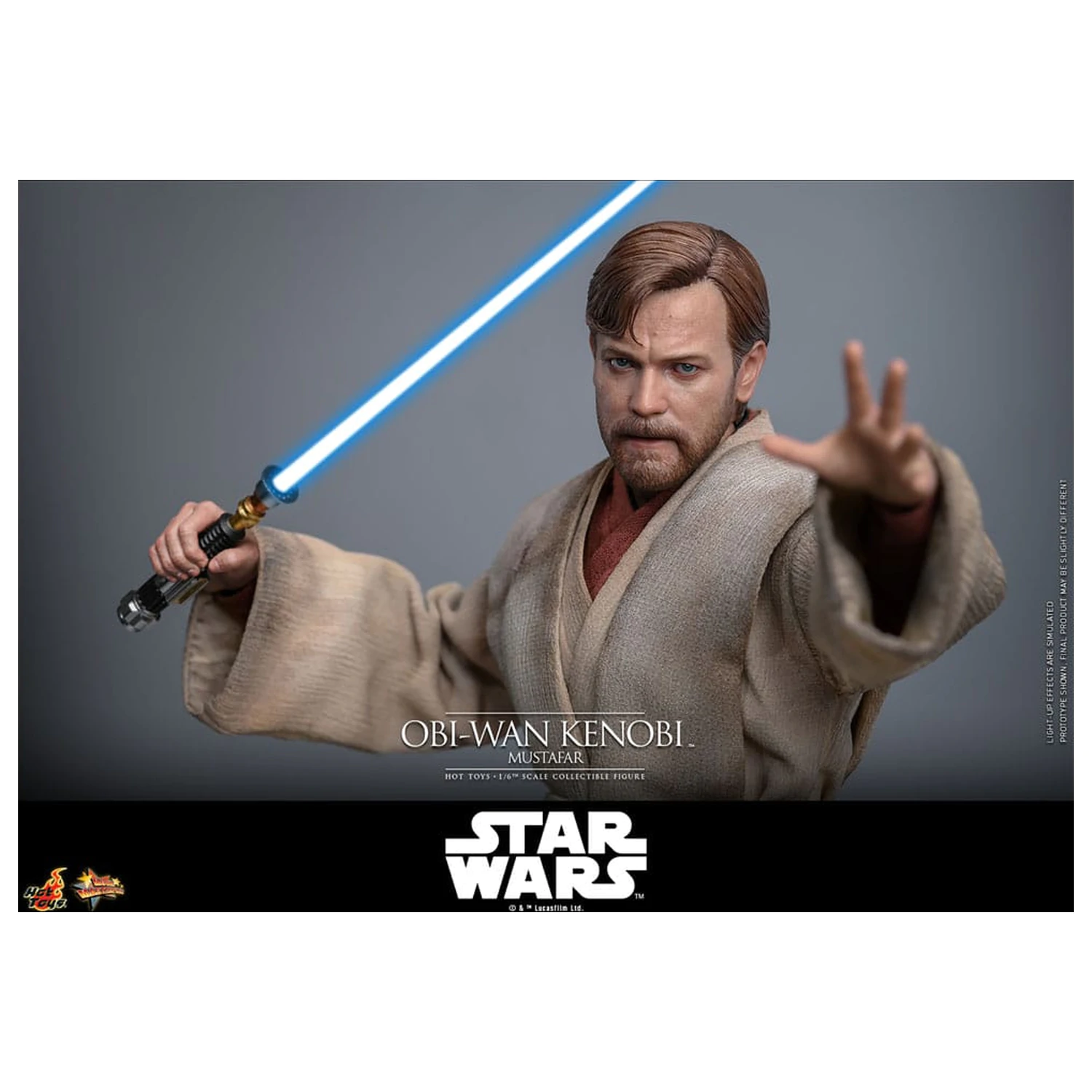 Star Wars: Episode III - Revenge of the Sith Movie Masterpiece Figurina de acțiune 1/6 Obi-Wan Kenobi (Mustafar) 31 cm poza produsului