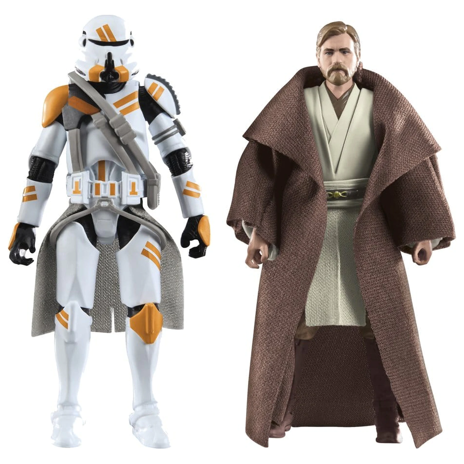 Star Wars Episode III Vintage Collection Set de 2 figurine de actiune Obi-Wan Kenobi & Airborne Clone Trooper 10 cm poza produsului