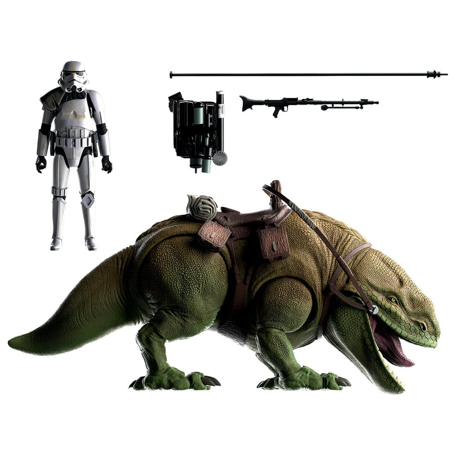 Figurine Star Wars Episode IV A New Hope Dewback & Sandtrooper 15 cm poza produsului