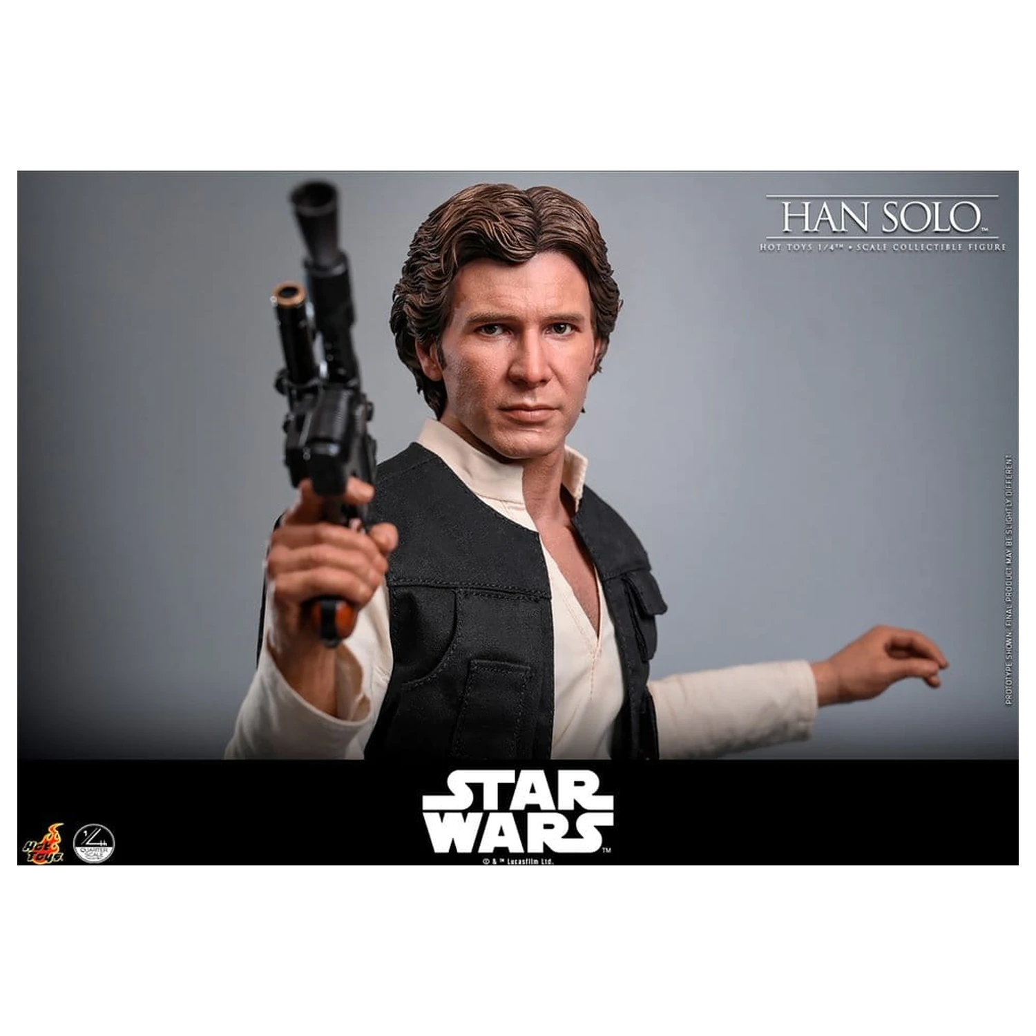 Star Wars Episode IV Figurina de actiune 1/4 Han Solo 46 cm poza produsului