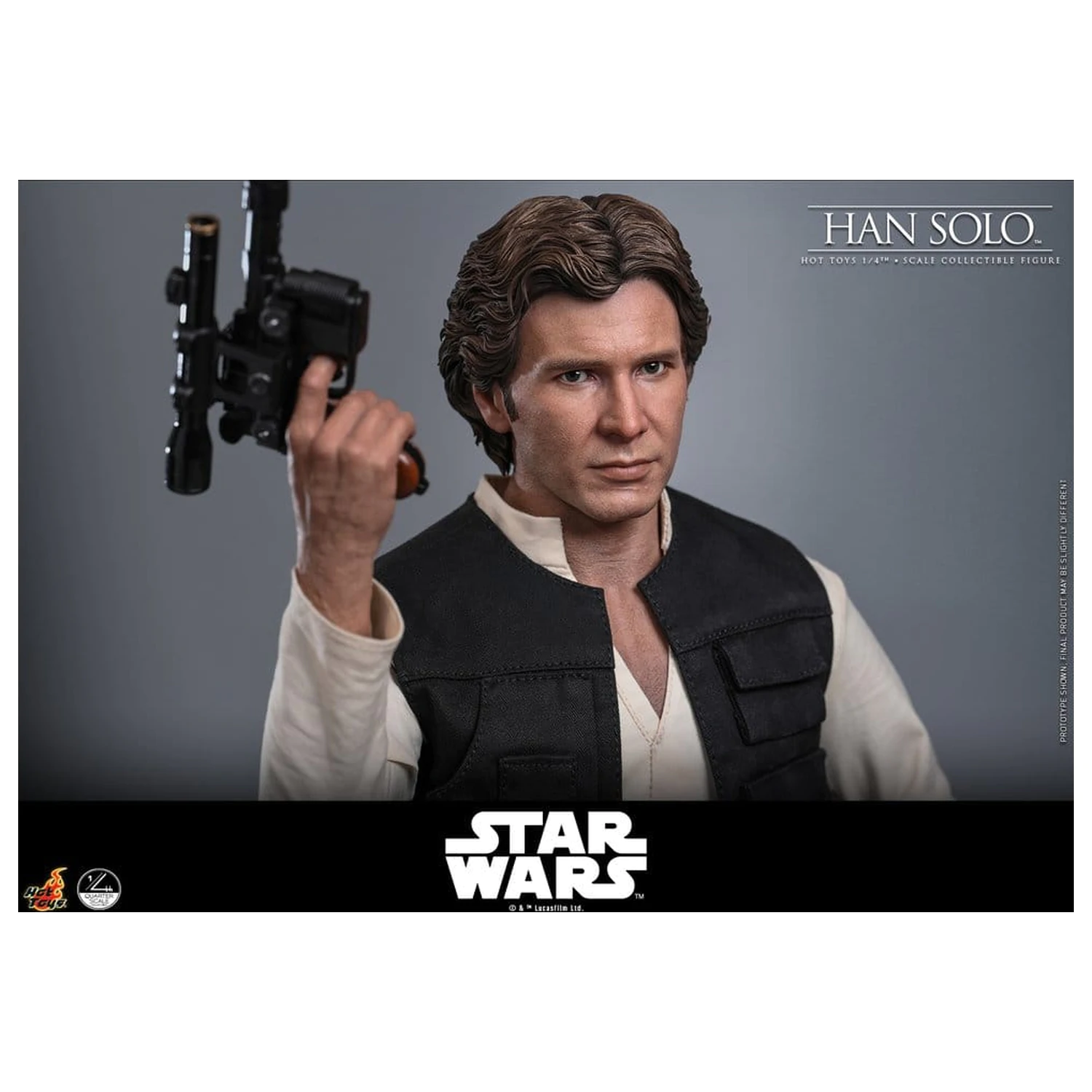 Star Wars Episode IV Figurina de actiune 1/4 Han Solo 46 cm poza produsului