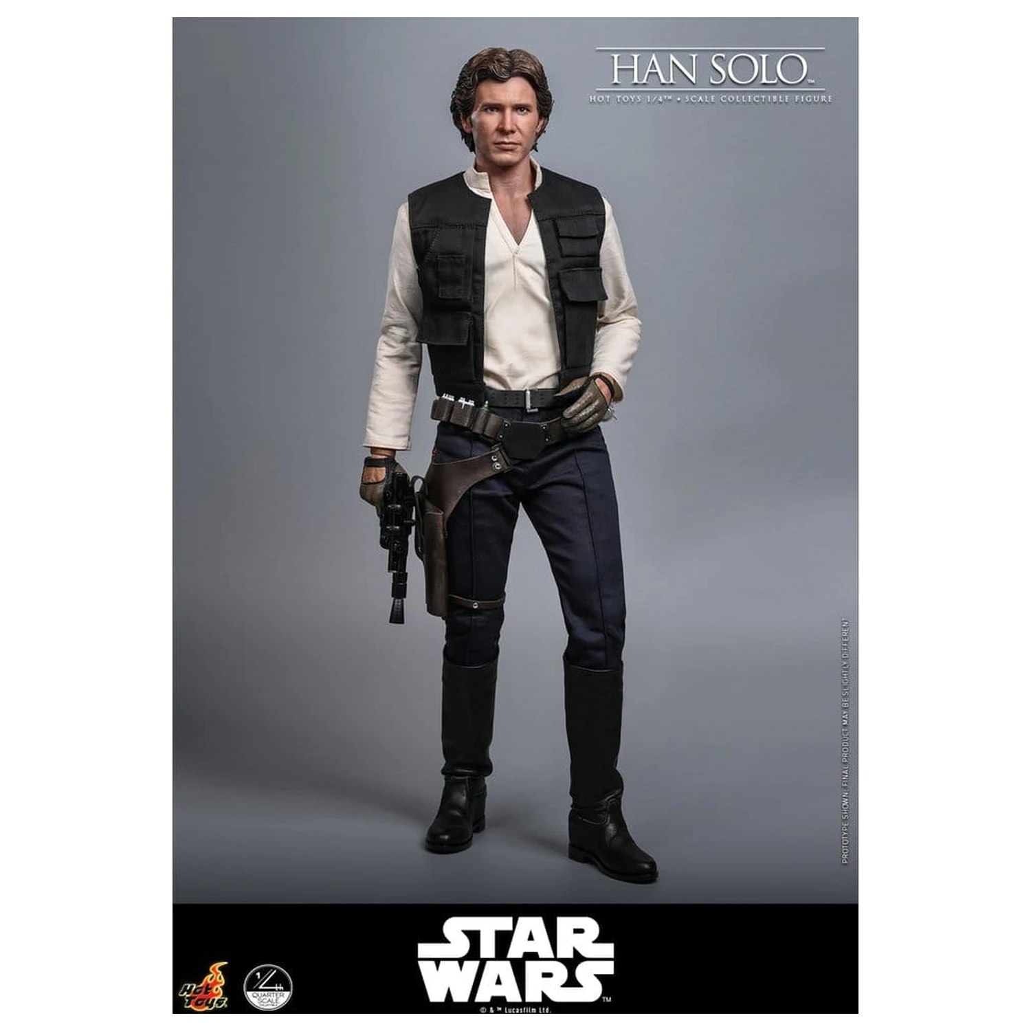 Star Wars Episode IV Figurina de actiune 1/4 Han Solo 46 cm poza produsului