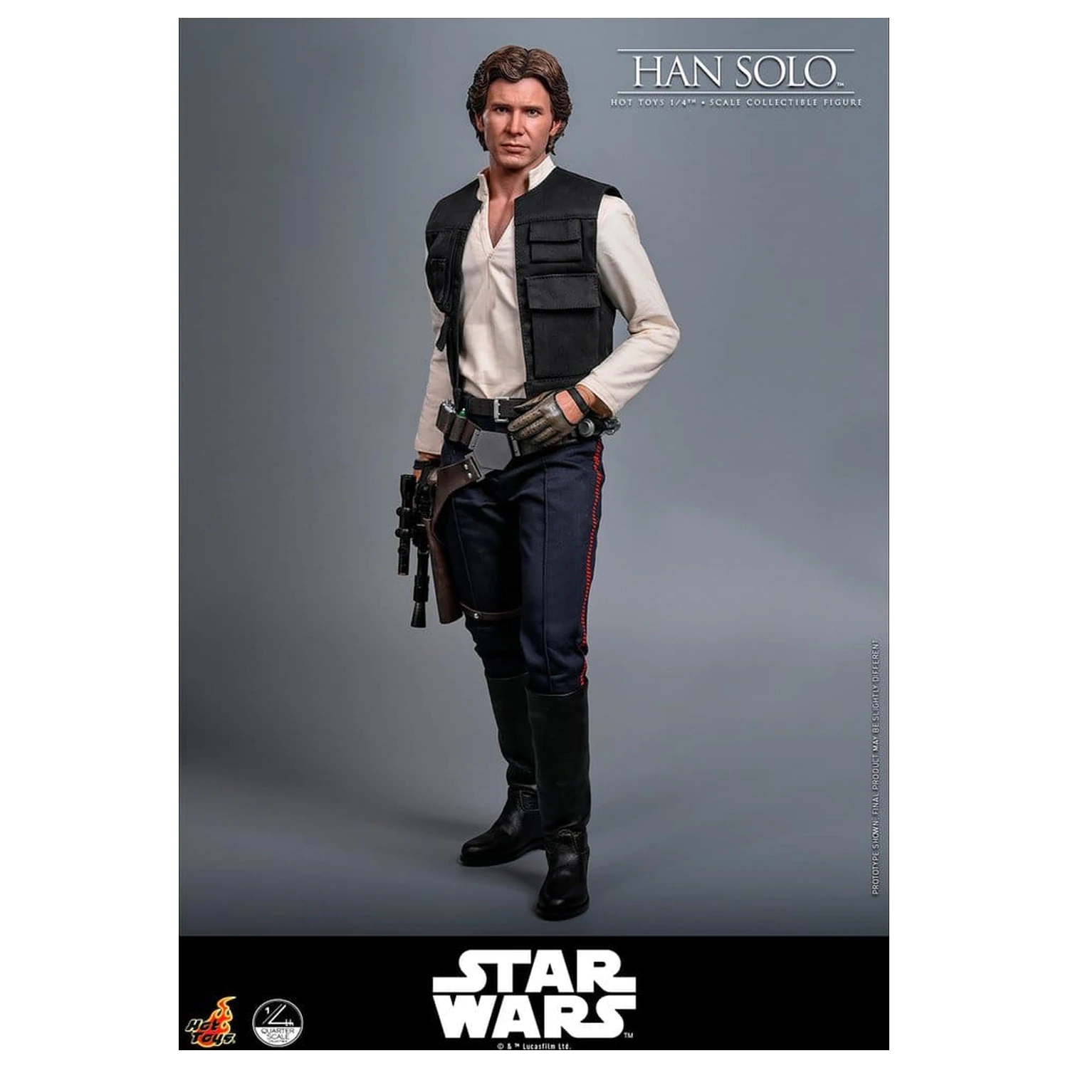 Star Wars Episode IV Figurina de actiune 1/4 Han Solo 46 cm poza produsului