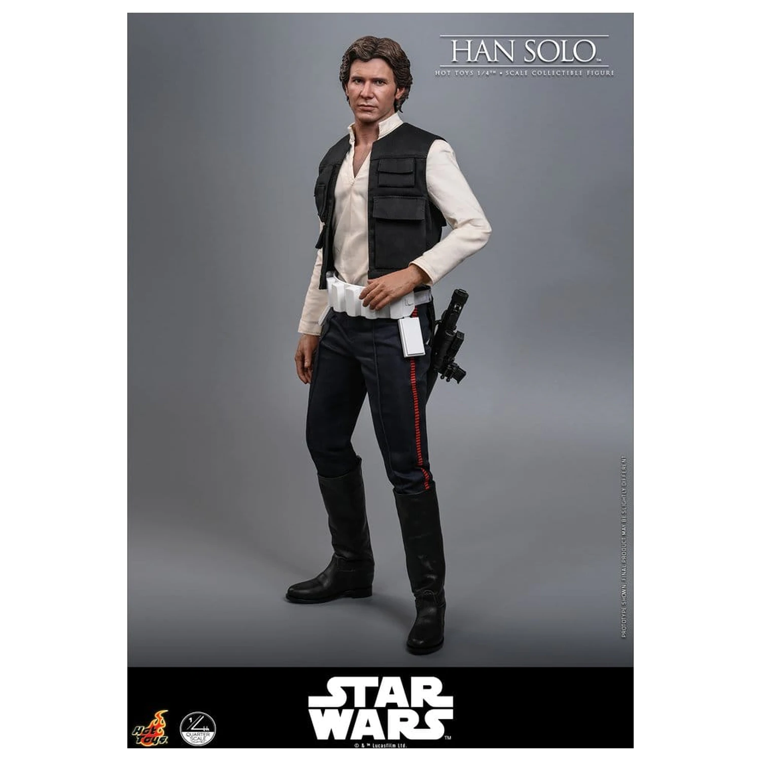 Star Wars Episode IV Figurina de actiune 1/4 Han Solo 46 cm poza produsului