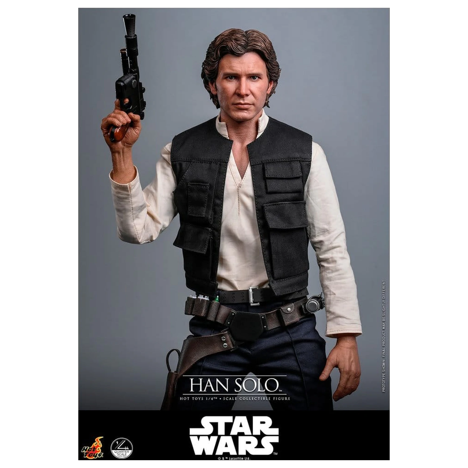 Star Wars Episode IV Figurina de actiune 1/4 Han Solo 46 cm poza produsului