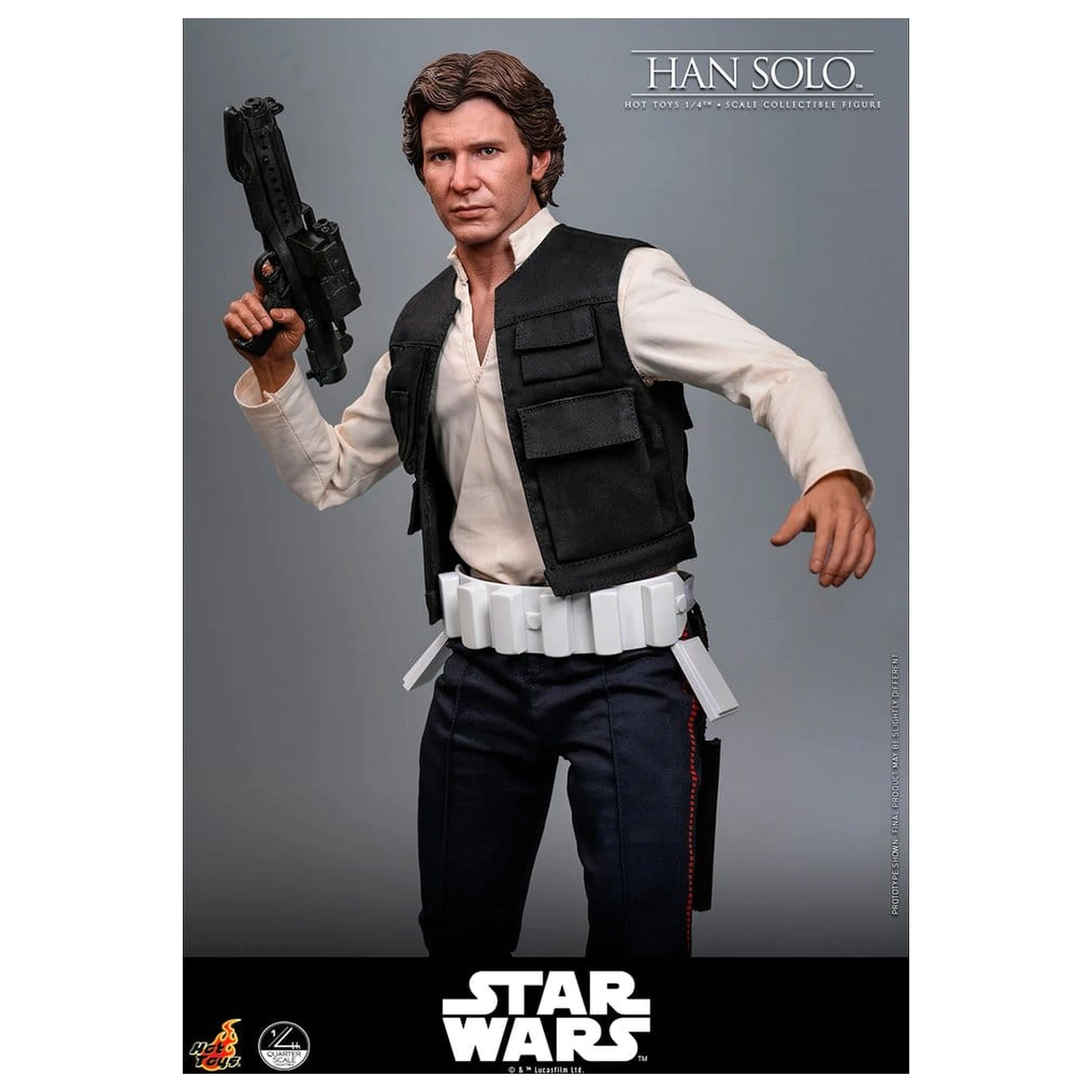 Star Wars Episode IV Figurina de actiune 1/4 Han Solo 46 cm poza produsului