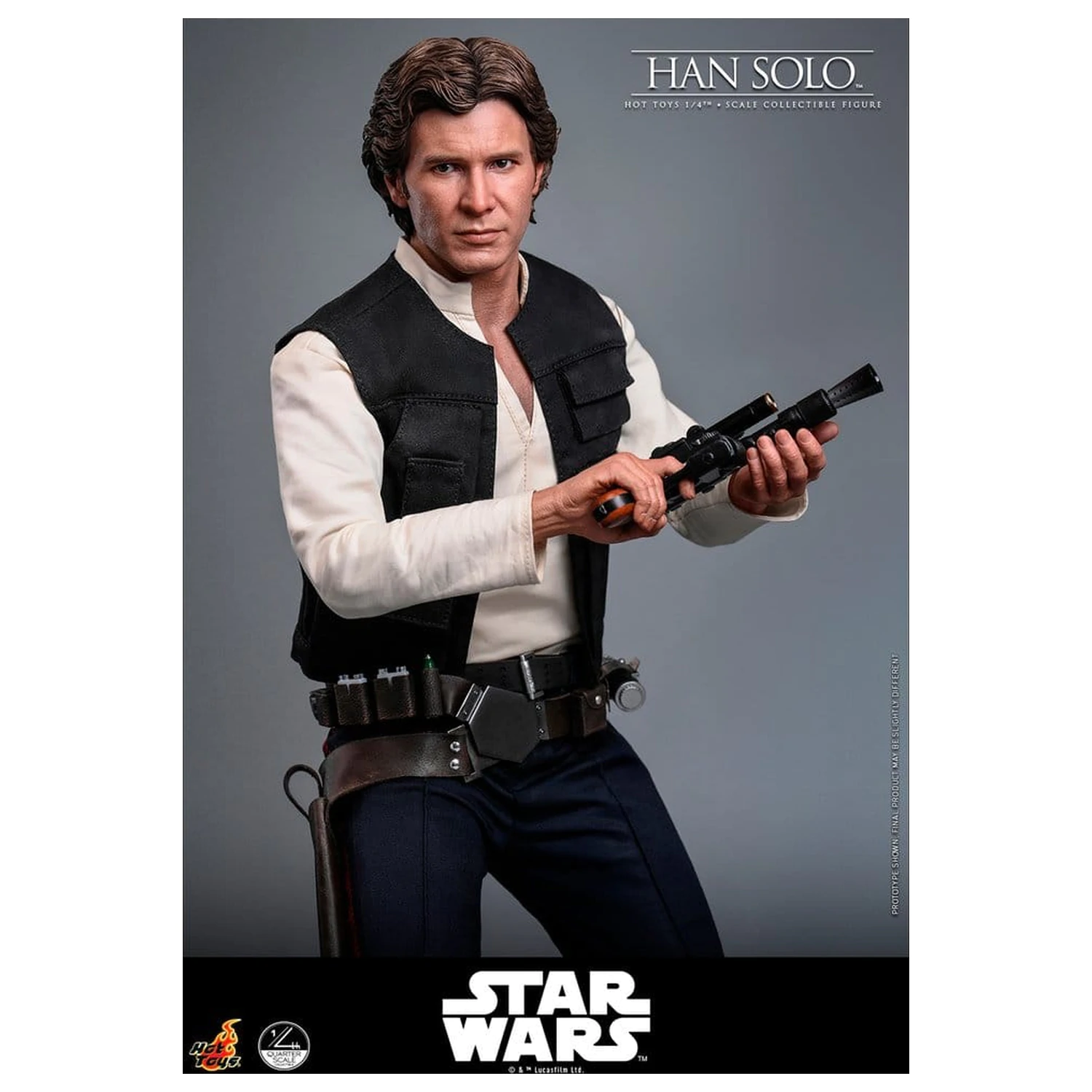 Star Wars Episode IV Figurina de actiune 1/4 Han Solo 46 cm poza produsului