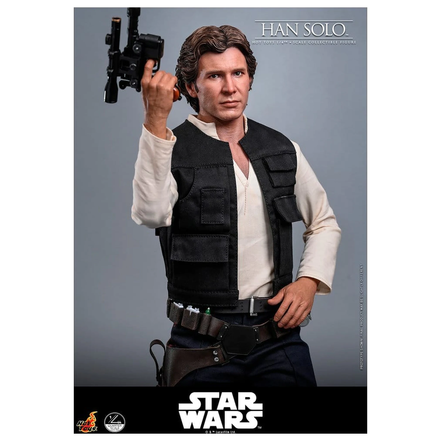 Star Wars Episode IV Figurina de actiune 1/4 Han Solo 46 cm poza produsului
