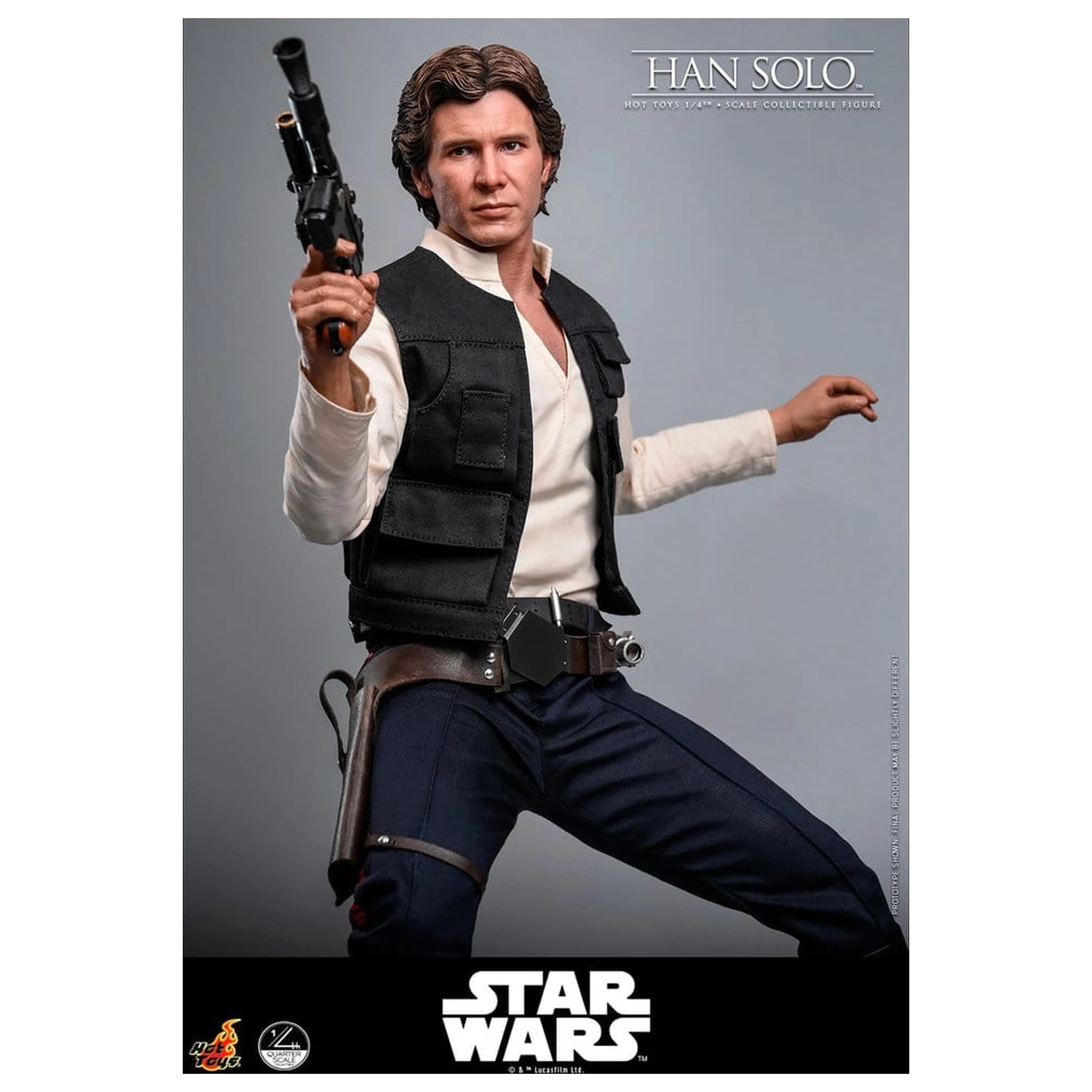 Star Wars Episode IV Figurina de actiune 1/4 Han Solo 46 cm poza produsului