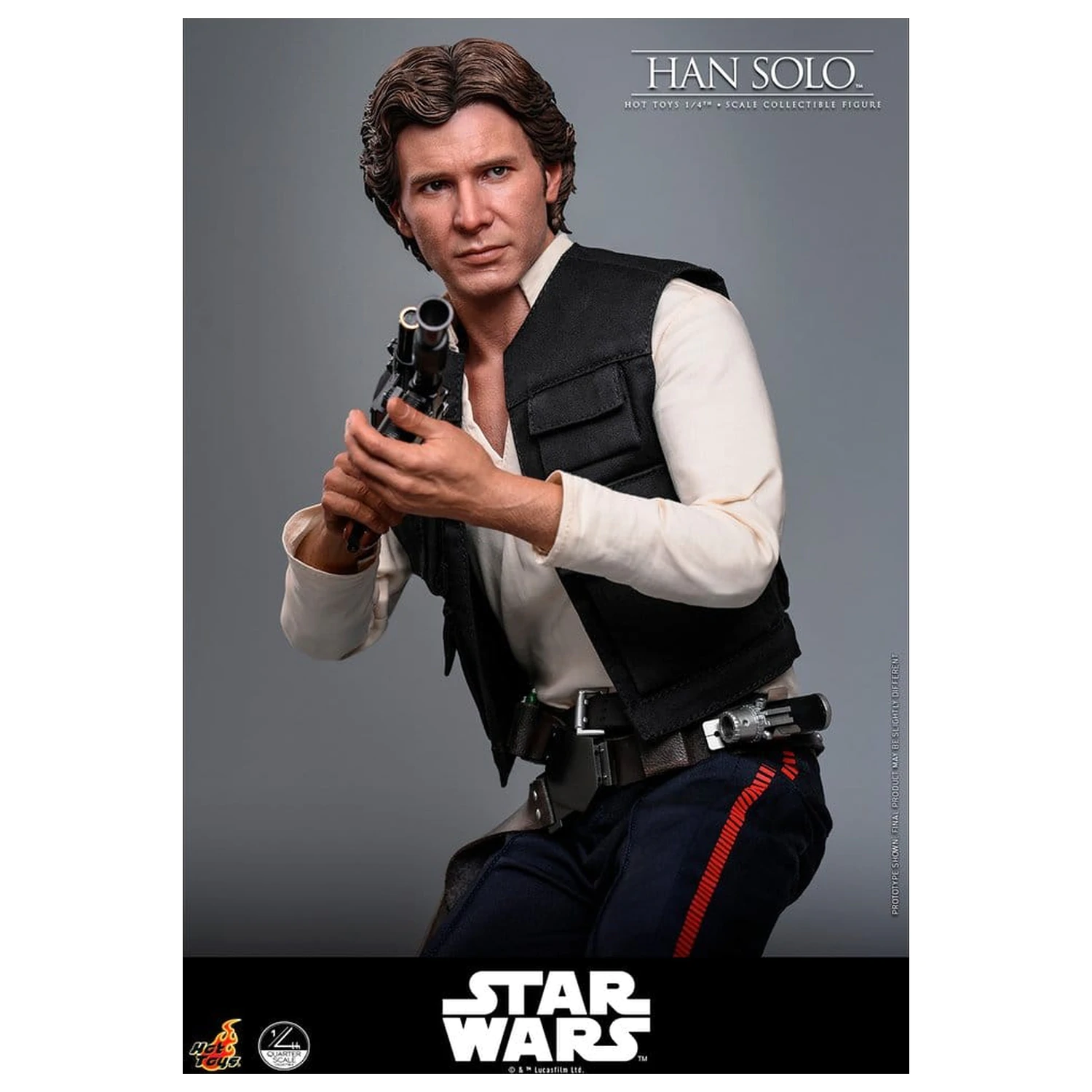 Star Wars Episode IV Figurina de actiune 1/4 Han Solo 46 cm poza produsului