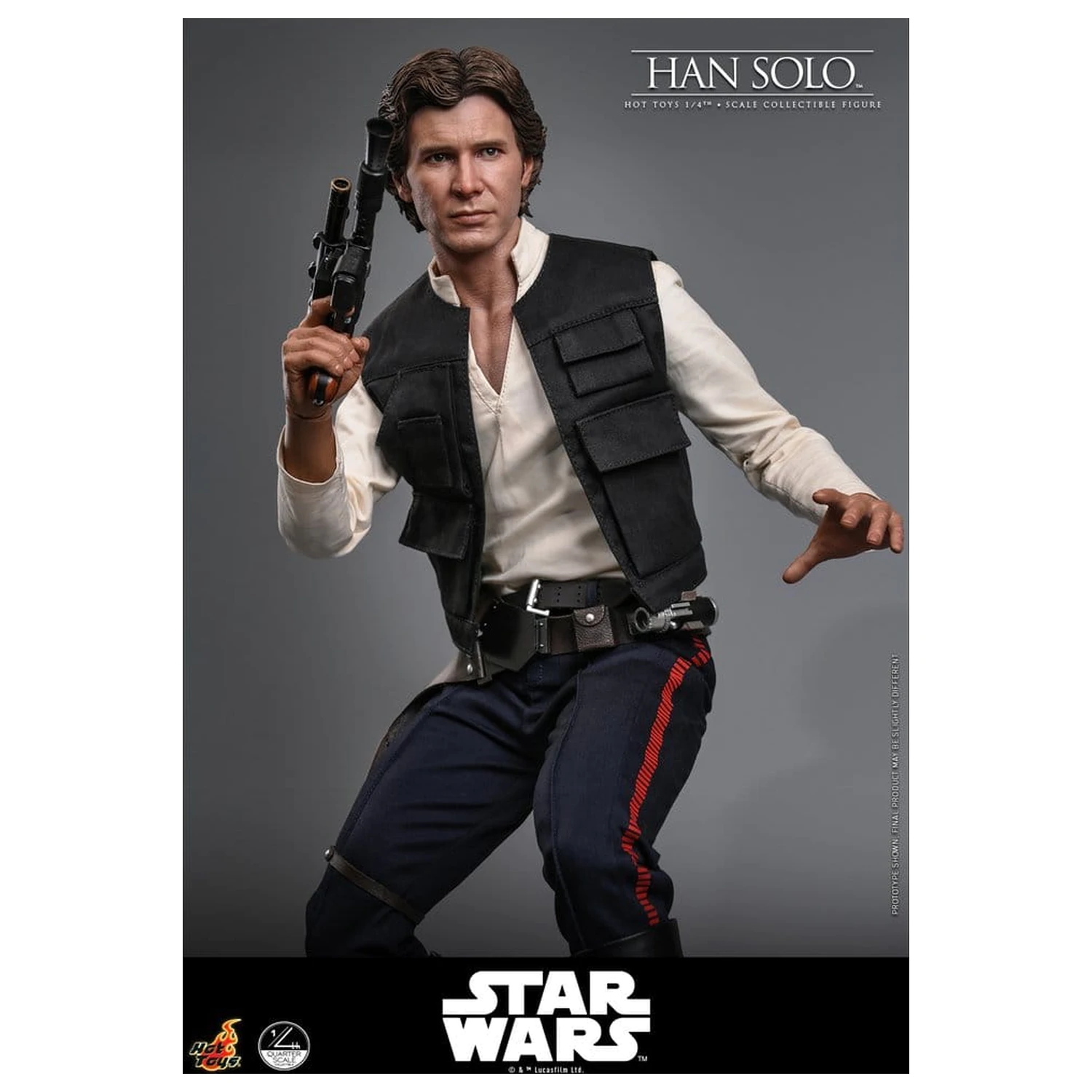 Star Wars Episode IV Figurina de actiune 1/4 Han Solo 46 cm poza produsului