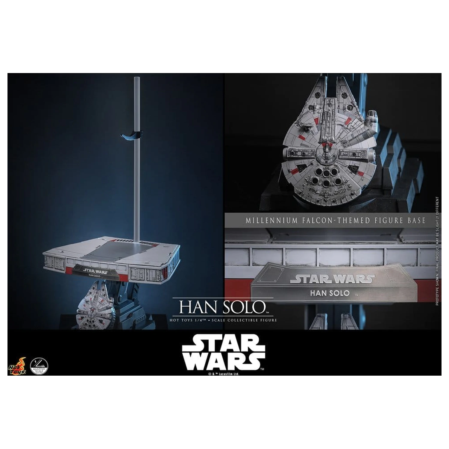 Star Wars Episode IV Figurina de actiune 1/4 Han Solo 46 cm poza produsului