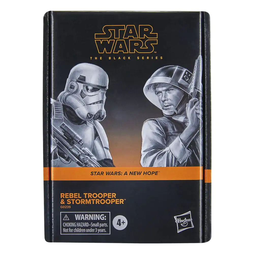 Star Wars Episode IV Black Series Set de figurine de acțiune 2-Pack Rebel Trooper & Stormtrooper 15 cm poza produsului