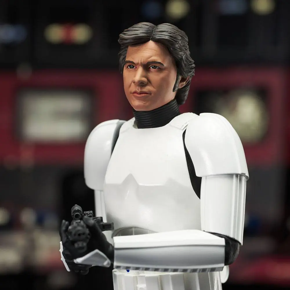 Star Wars Episode IV Milestones Statuie 1/6 Han Solo (Stormtrooper Disguise) 40th Anniversary Exclusive 30 cm poza produsului