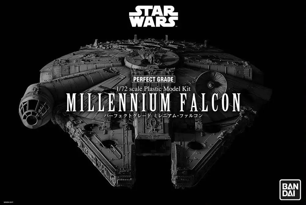 Star Wars Episode IV Perfect Grade Kit Model din Plastic 1/72 Millennium Falcon 48 cm poza produsului