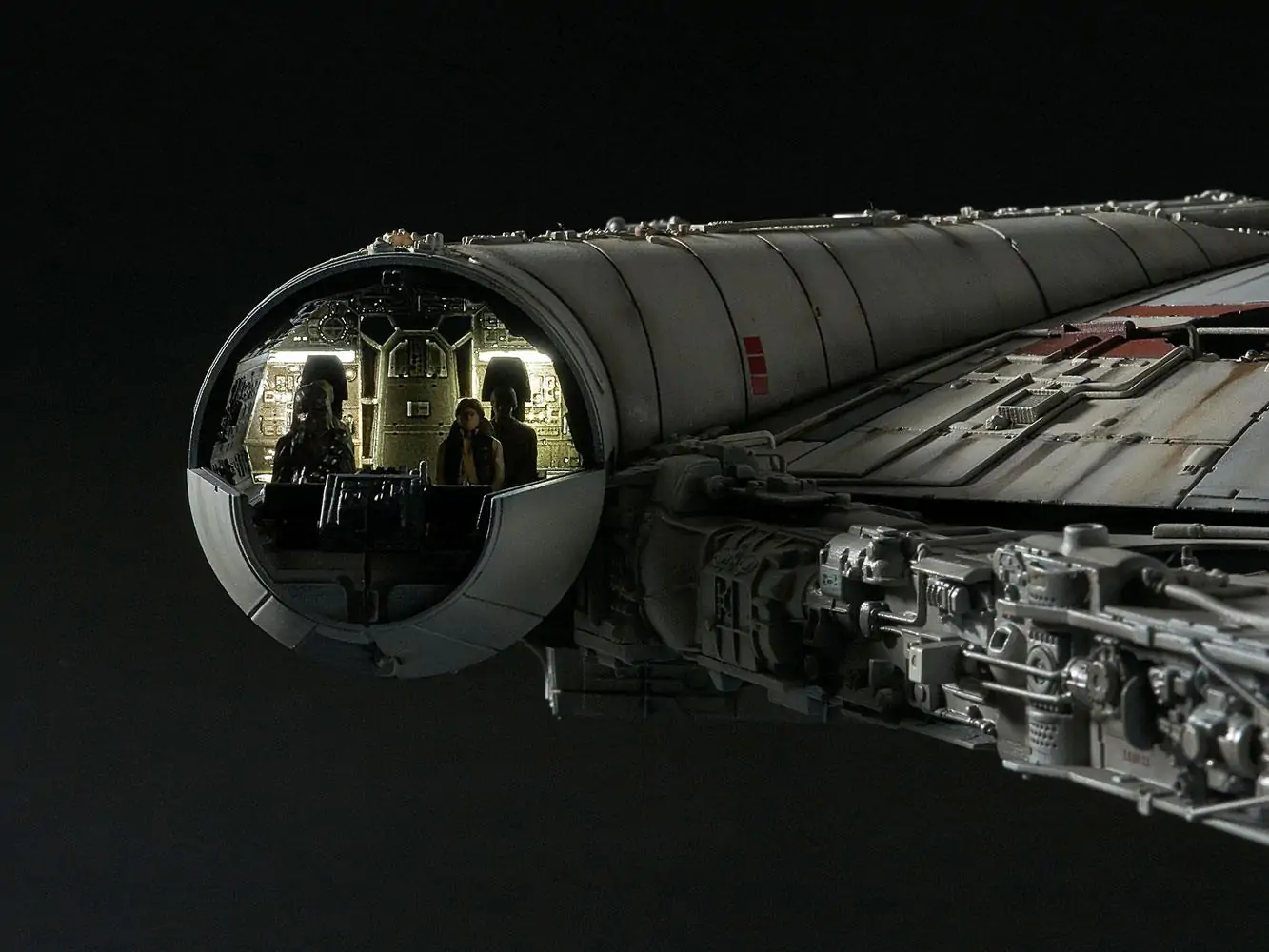 Star Wars Episode IV Perfect Grade Kit Model din Plastic 1/72 Millennium Falcon 48 cm poza produsului