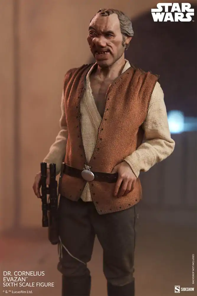 Star Wars Episode IV Figurina Acțiune Ticăloși & Nelegiuiți 1/6 Doctor Cornelius Evazan 30 cm poza produsului