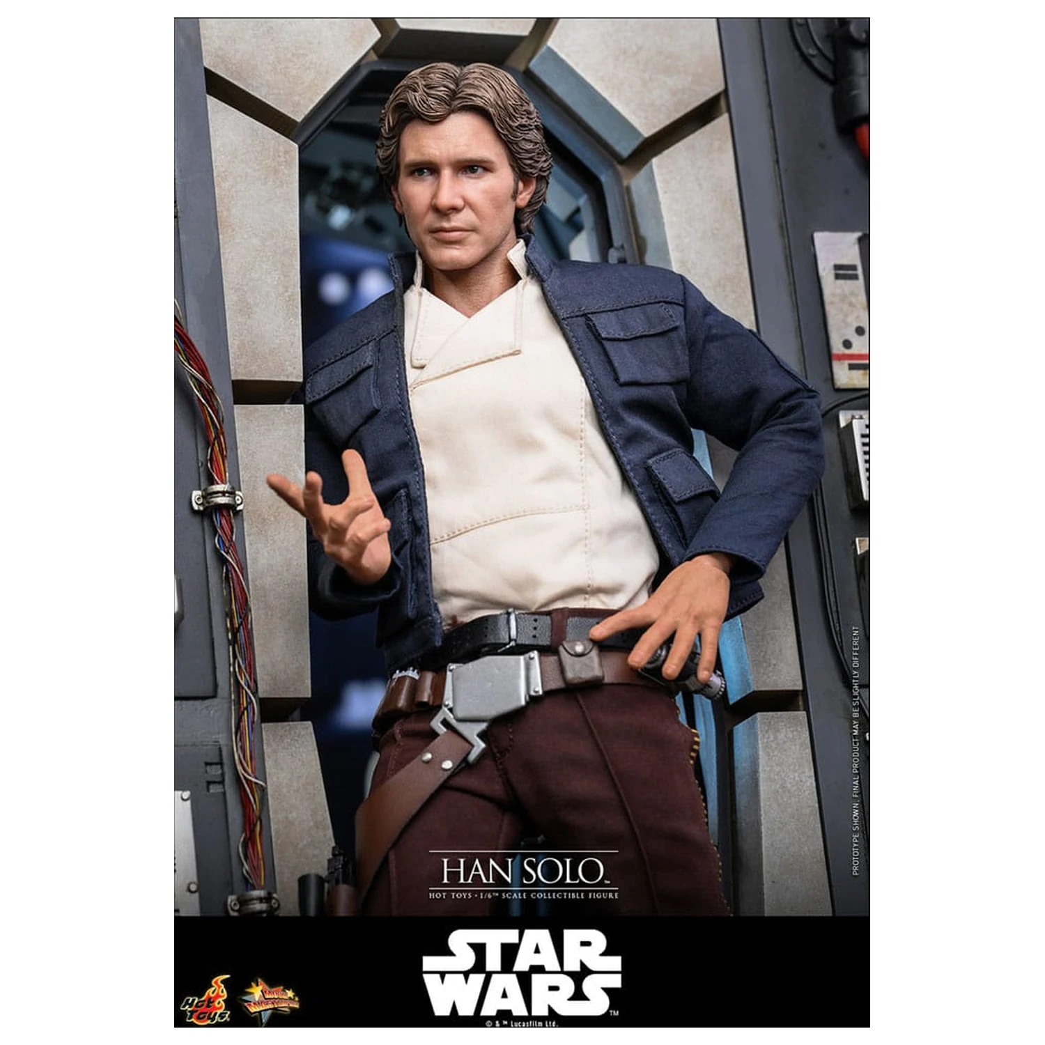 Star Wars Episode V Movie Masterpiece Figurina de actiune 1/6 Han Solo 31 cm poza produsului