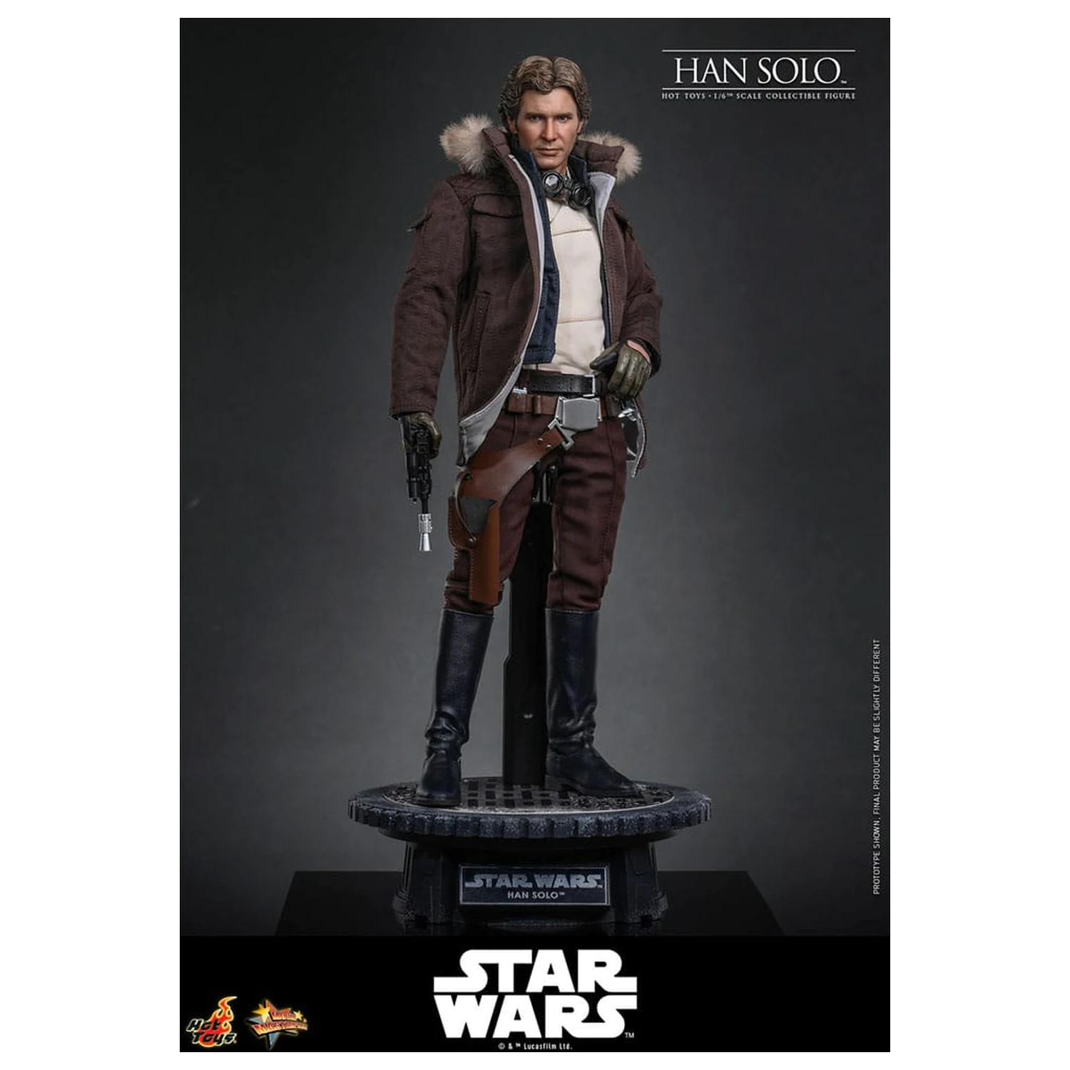 Star Wars Episode V Movie Masterpiece Figurina de actiune 1/6 Han Solo 31 cm poza produsului