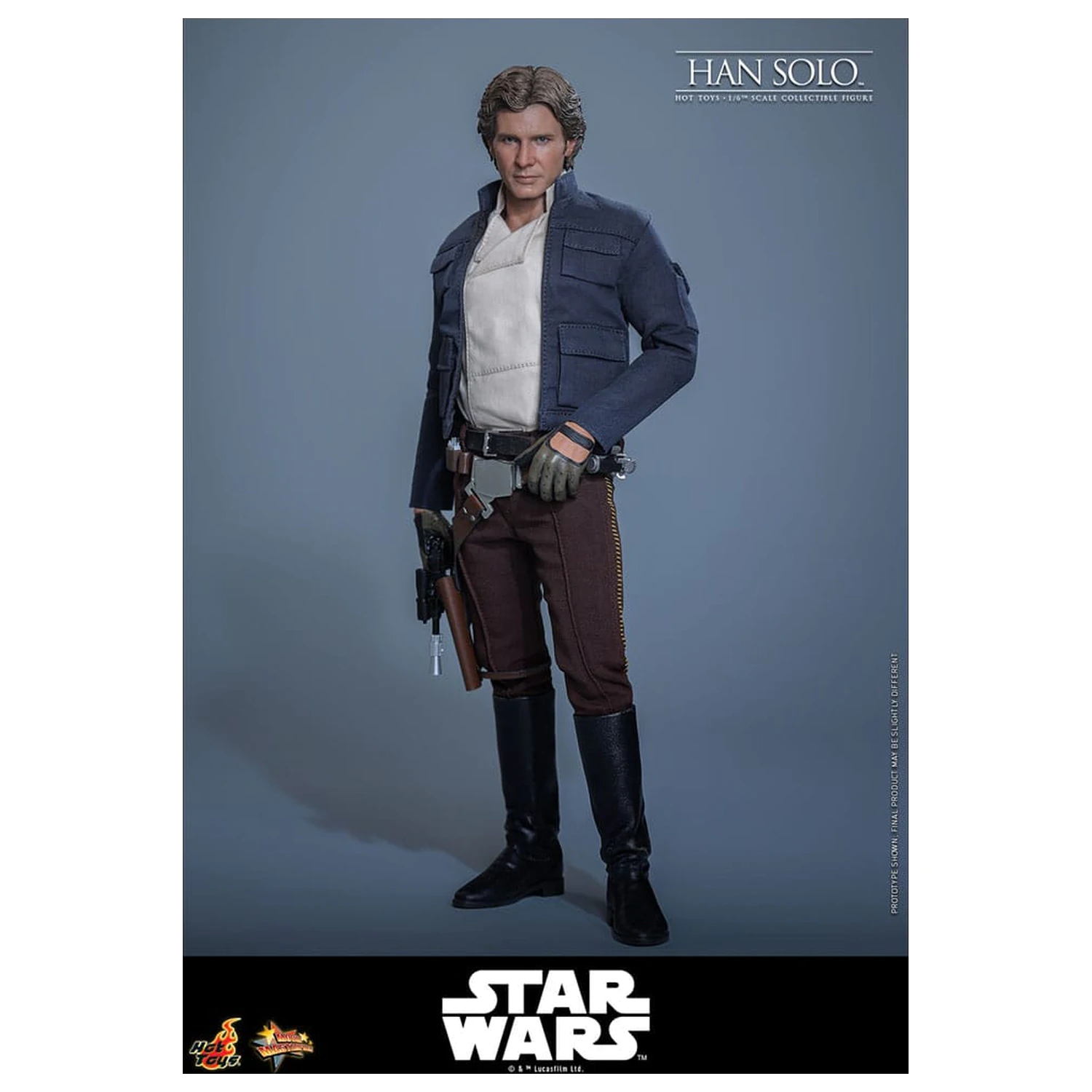 Star Wars Episode V Movie Masterpiece Figurina de actiune 1/6 Han Solo 31 cm poza produsului