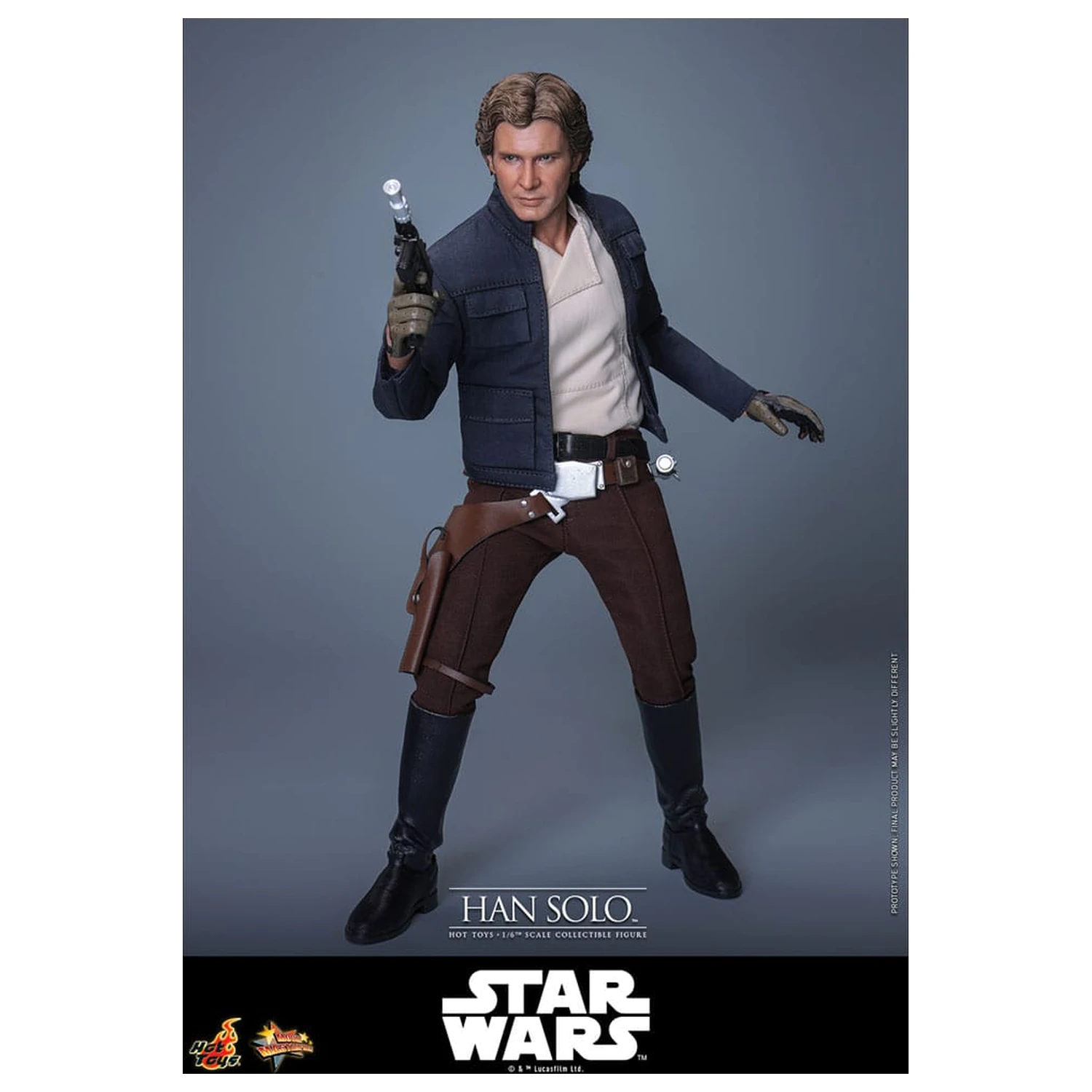 Star Wars Episode V Movie Masterpiece Figurina de actiune 1/6 Han Solo 31 cm poza produsului