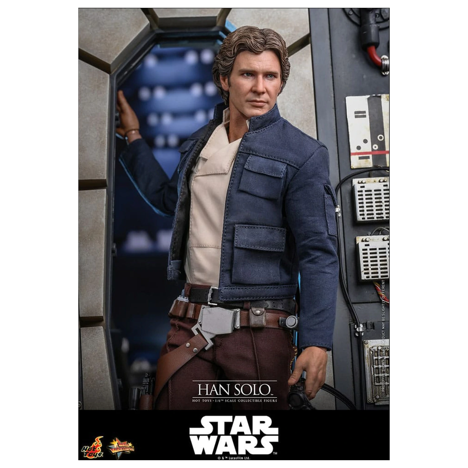 Star Wars Episode V Movie Masterpiece Figurina de actiune 1/6 Han Solo 31 cm poza produsului