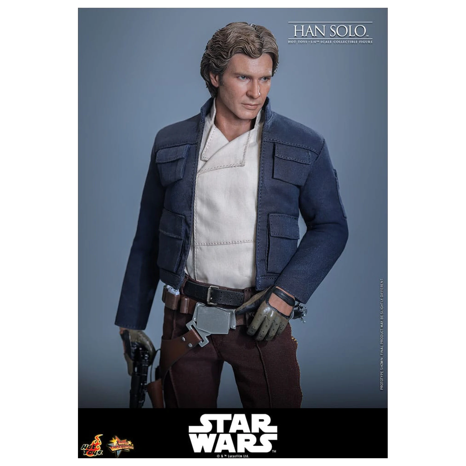 Star Wars Episode V Movie Masterpiece Figurina de actiune 1/6 Han Solo 31 cm poza produsului