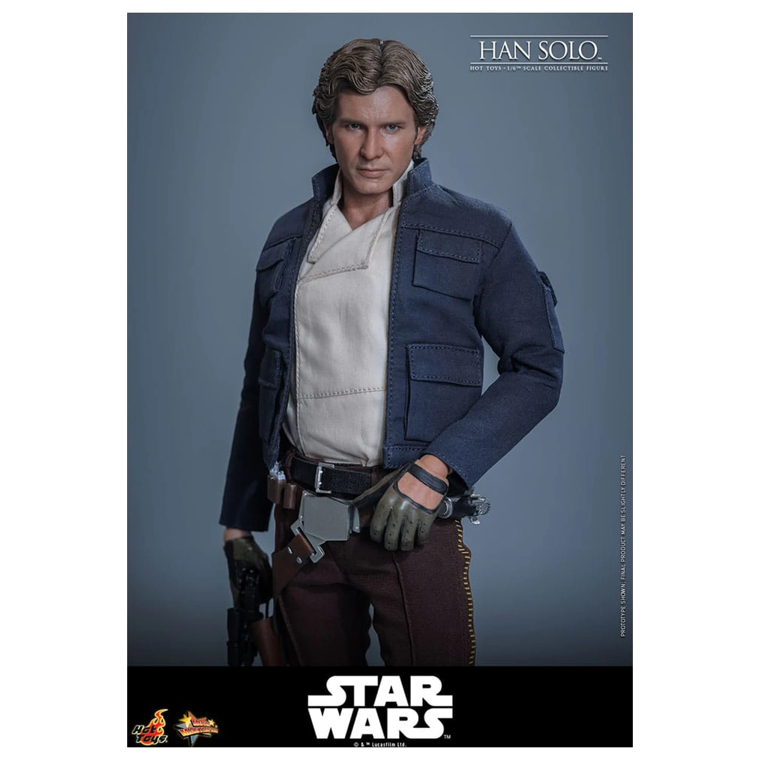 Star Wars Episode V Movie Masterpiece Figurina de actiune 1/6 Han Solo 31 cm poza produsului