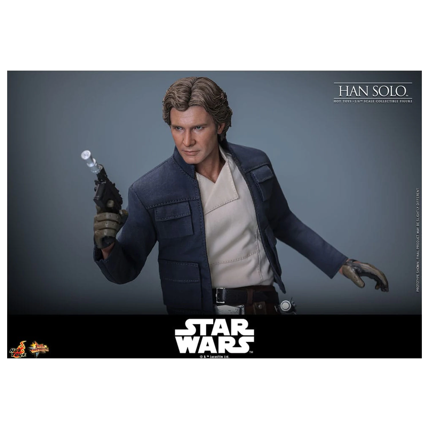 Star Wars Episode V Movie Masterpiece Figurina de actiune 1/6 Han Solo 31 cm poza produsului
