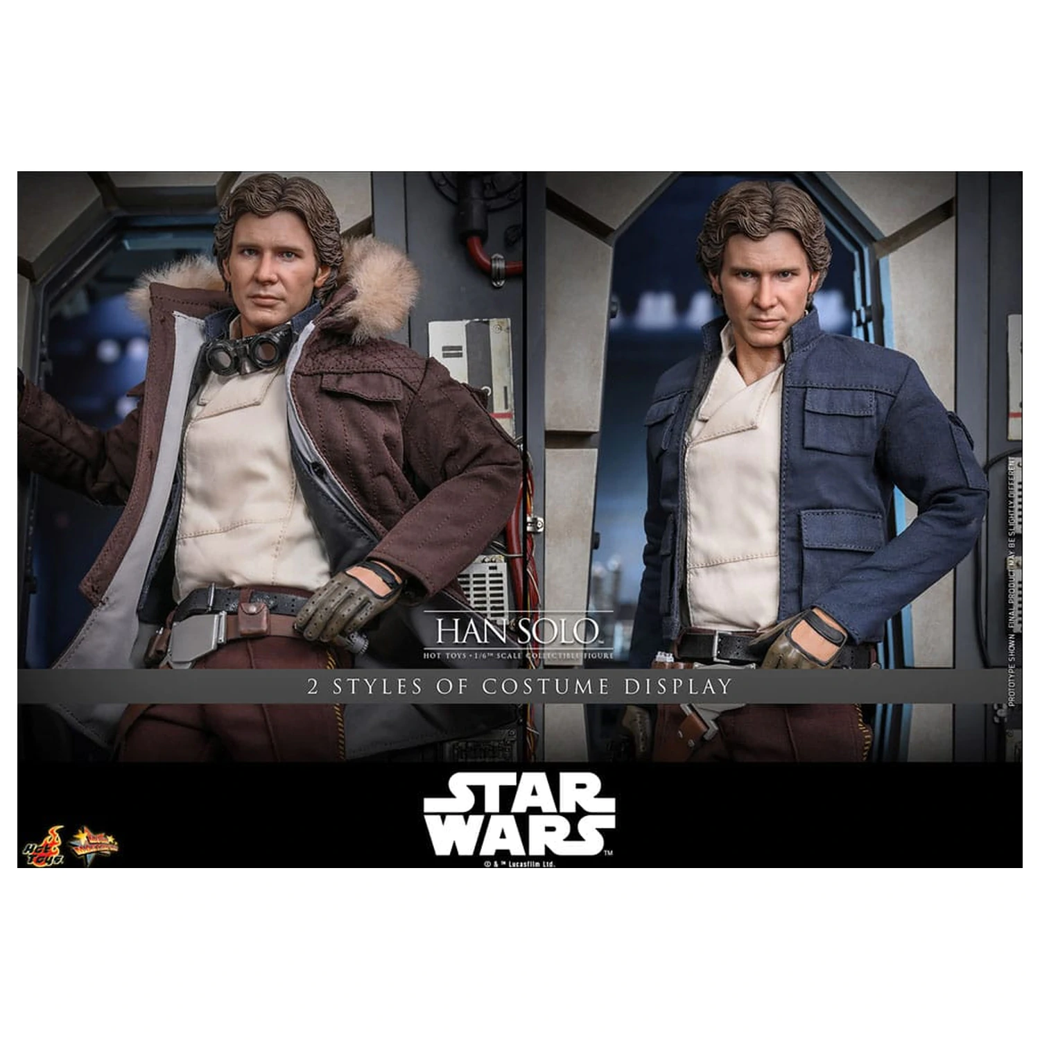 Star Wars Episode V Movie Masterpiece Figurina de actiune 1/6 Han Solo 31 cm poza produsului