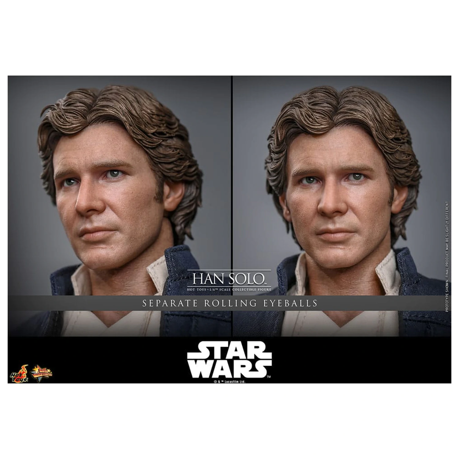Star Wars Episode V Movie Masterpiece Figurina de actiune 1/6 Han Solo 31 cm poza produsului