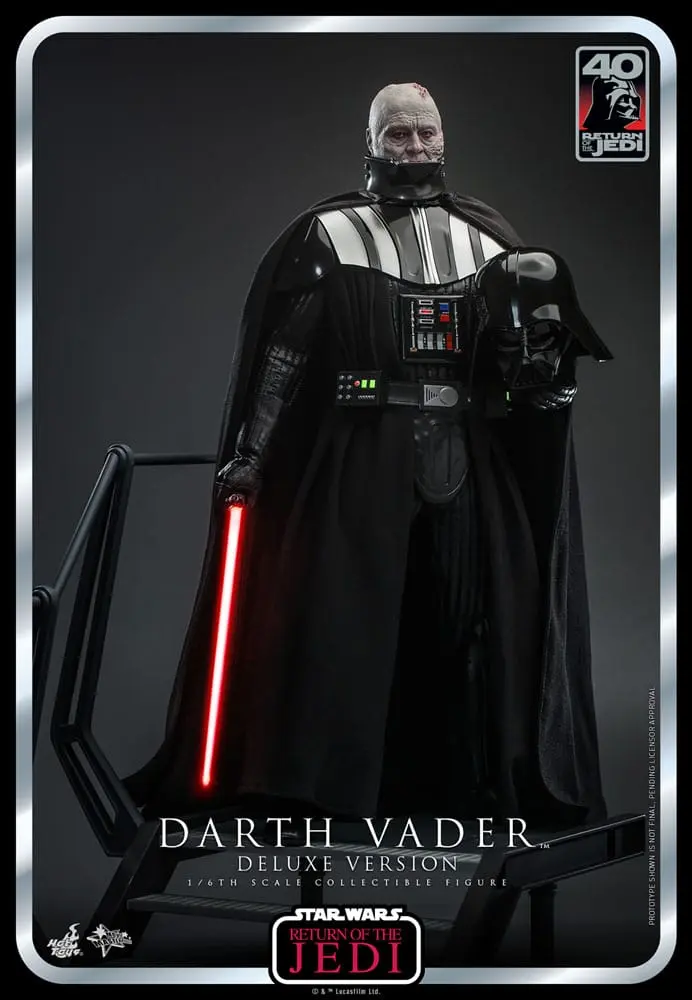 Star Wars: Episode VI 40th Anniversary Figurina de acțiune 1/6 Darth Vader Deluxe Version 35 cm poza produsului